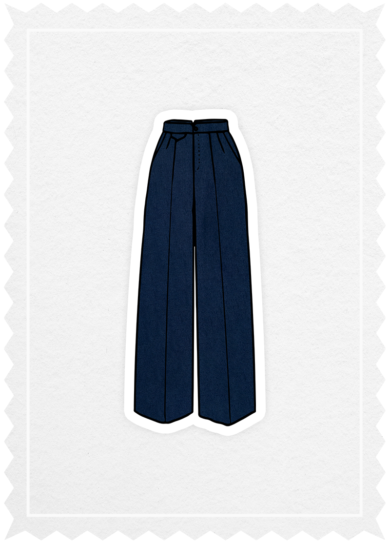 Denim "Carlotta Pants"