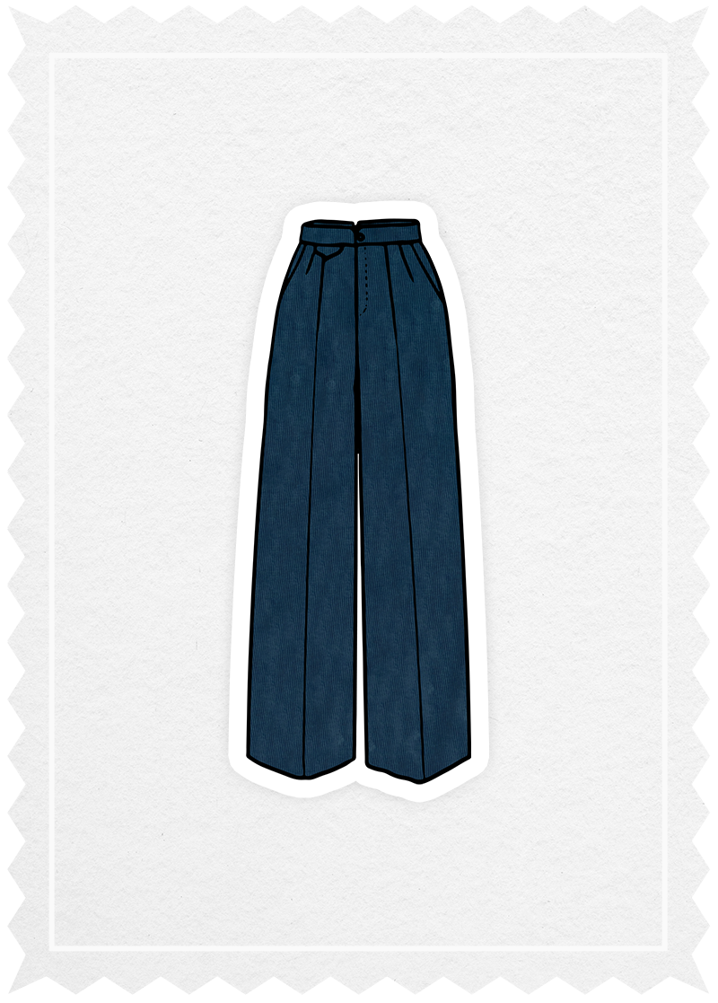 Corduroy "Carlotta Pants"