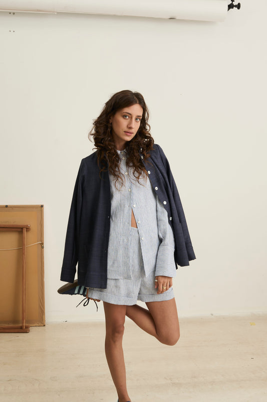 Striped Linen 'Bermudini'