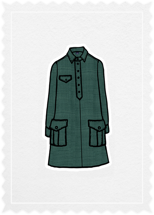 Tasar Silk 'Polo Dress'