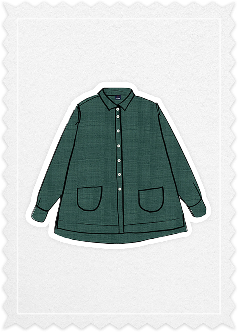 Tasar Silk 'Pocket Shirt'