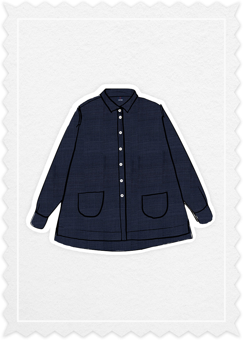 Tasar Silk 'Pocket Shirt'