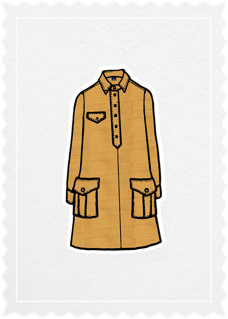 Tasar Silk 'Polo Dress'