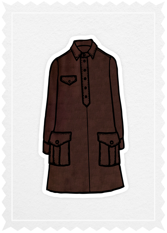 Corduroy 'Polo Dress'