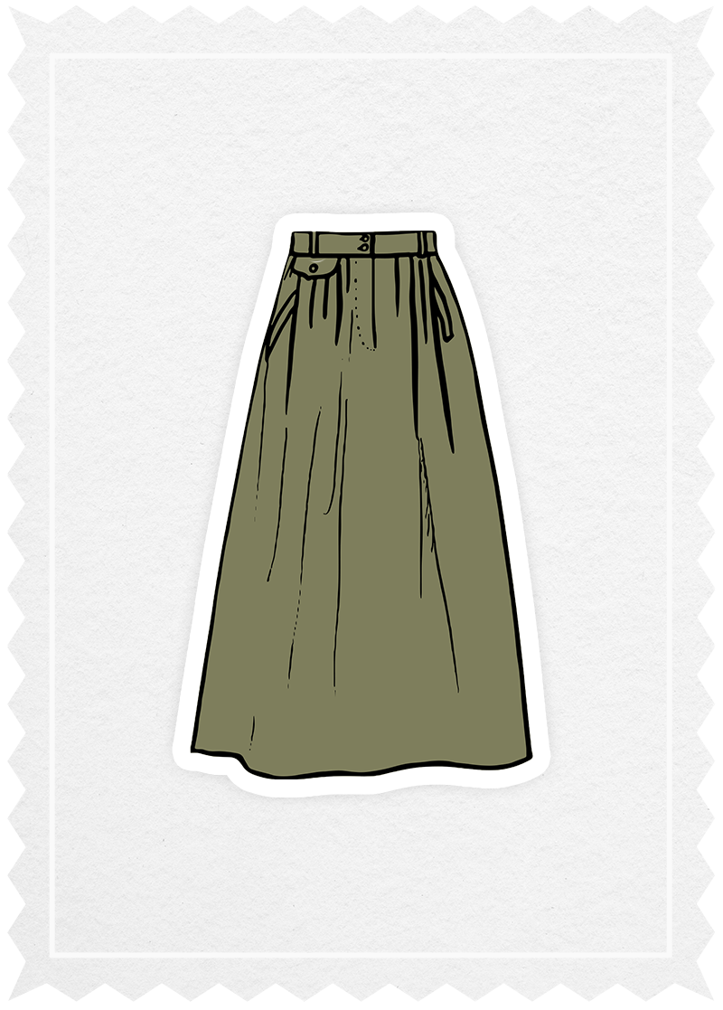 Moleskin "Rocking Skirt"